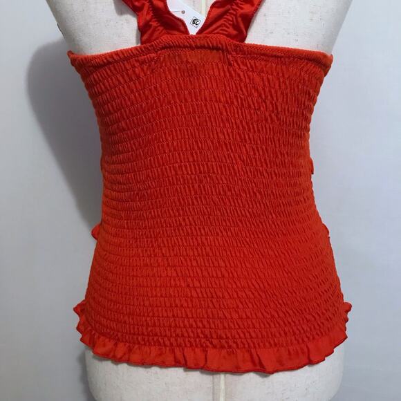 Crave Fame NWT Red Smocked Sleeveless Top Juniors S - Picture 8 of 11